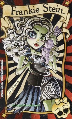 Monster H, Arte Monster High, Monster High Pictures, Frankie Stein, Moster High, Circus Poster, Monster High Art, Monster High Characters, Monster High Doll