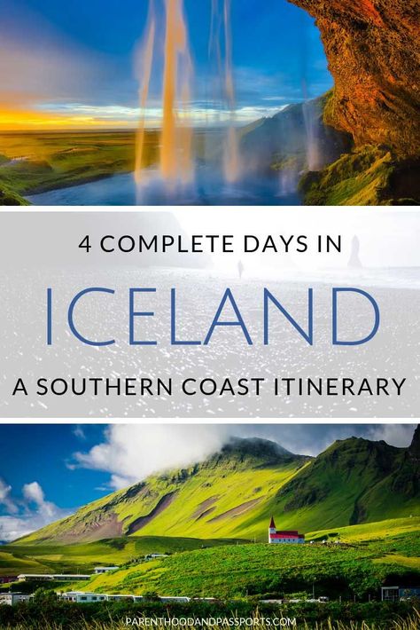 Only have 4 days in Iceland? You can still see many of Iceland's top attractions. This 4-day Iceland itinerary covers the majestic southern coast of Iceland, one of the most popular regions of the country. #iceland #itinerary #goldencircle Southern Iceland, Nordic Travel, Scandinavian Travel, Budget Trips, Iceland Food, Travel Iceland, Iceland Trip, Iceland Travel Guide, The Golden Circle