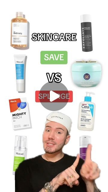 Matt Randon 🧩 on Instagram: "SKINCARE SAVE VS SPLURGE!😱 (follow for more!💗)

#skincarecommunity #skincareaddict #skincareobsessed #skincareroutines #skincareproduct #skincaredaily #skincareproducts #skincareregime" Matt Randon Skincare, Matt Randon, Save Vs Splurge, Facial Routine Skincare, Instagram Skincare, Facial Routines, April 13, Wednesday Addams, Follow For More