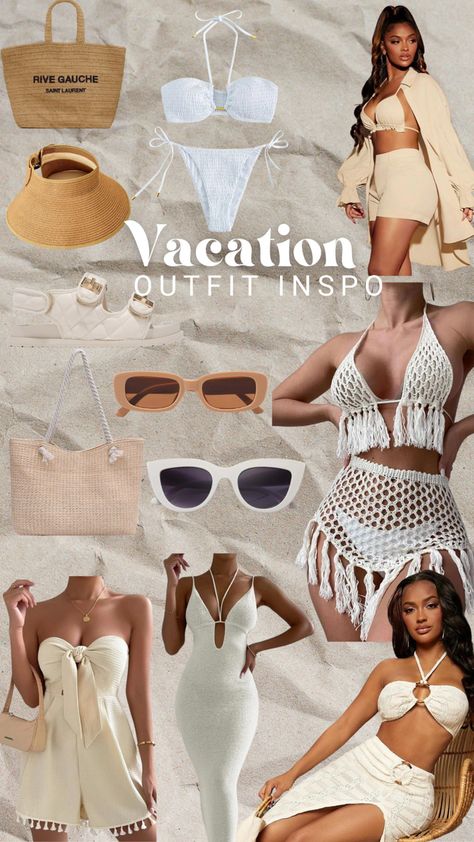 Holiday Outfits Carribean, Vacay Looks 2023, Dinner On Beach Outfit, What To Wear On An Island Vacation, Vacation Looks 2024, Vocation Outfit Summer, Panama Vacation Outfits, Philippines Vacation Outfits, Colombia Trip Outfits