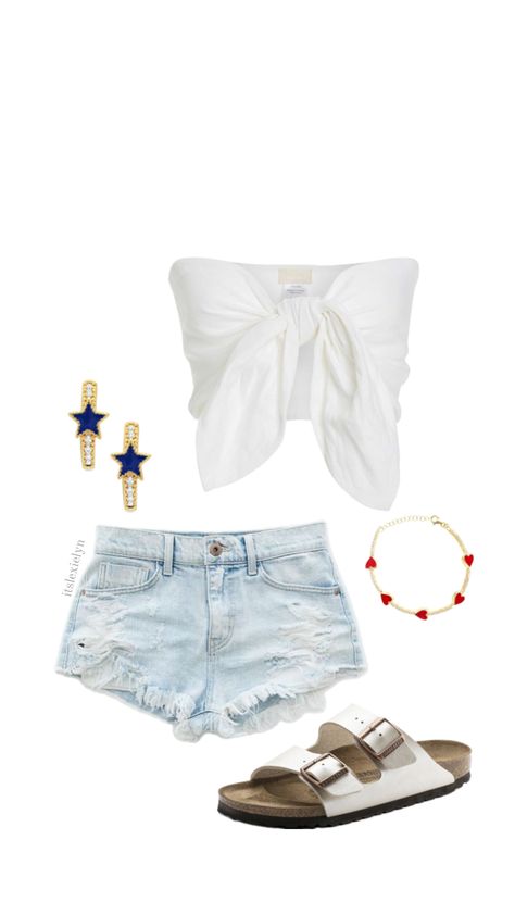 4th of july outfit inspo #outfitinspo #fashion #style #outfitideas #schoolfit #4ofjuly #fitinspo #outfit #styled #inspo #clothes #croptop #vanillagirl #preppy 4th Of July Outfit, Fits Clothes, 4th Of July Outfits, Cute Preppy Outfits, Vacation Outfits, Preppy Outfits, Fitness Inspo, Simple Outfits, Fashion Inspo Outfits