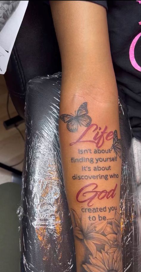 With Pain Comes Strength Tat, Highly Favored Tattoo, Favored Tattoo, Fye Tattoos, With Pain Comes Strength, Cartoon Tattoo, Highly Favored, Tattoos For Black Skin, Pretty Tattoos For Women