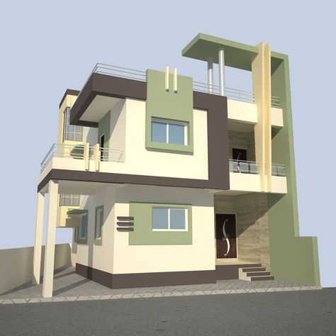 Home Exterior Elevation India House Outer Paint Color Combination, Home Exterior Colors In India, Home Exterior Colors Combinations, House Outside Colour Combination, Modern House Colors, Outside House Colors, House Front Wall Design, Exterior Color Combinations, Exterior Elevation