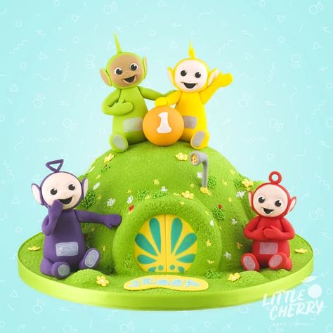 Teletubbies Birthday, Teletubbies Cake, Geek Wedding Cake, Birthday Cake Designs, Mimi Birthday, Cake International, Little Rascals, Birthday Baking, Baby Boy 1st Birthday Party