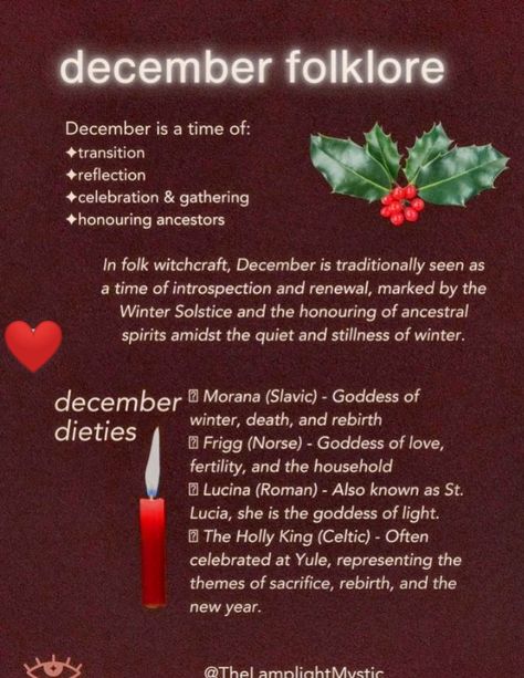 December Magical Correspondences, December Correspondences, Yule Rituals Witchcraft, December Witchcraft, Seasonal Witchcraft, Hellenic Paganism, Witchy Holidays, Yule 2024, December Magic