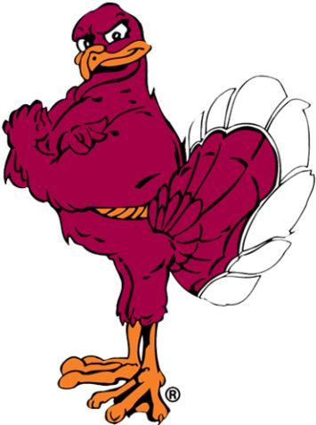 Iceberg Activity, Hokie Bird, Bird Outline, College Shopping, Tailgate Outfit, Bird Clipart, Virginia Tech Hokies, Tech Art, Free Stencils