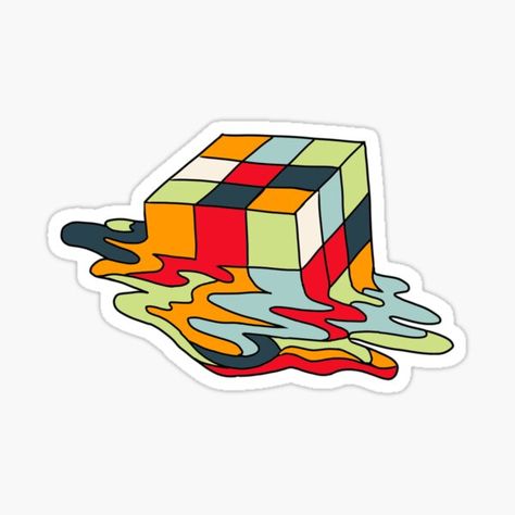 Rubrics Cube, Rubric Cube, Rubrics, Cleaning Tips, Cleaning Hacks, Top Artists, Sticker Design, Sell Your Art, Vinyl Sticker