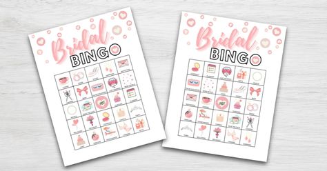 Bridal Bingo Printable Shower Game Bridal Shower Bingo Printable Free, Bingo Printable Free, Wedding Bingo, Bingo Dauber, Bridal Shower Bingo, Bridal Bingo, Bingo Printable, Calling Card, Bridal Shower Game