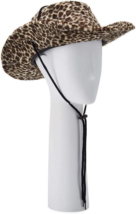 Leopard Cowboy Hat, Clearance Sale, Last Call, Cowboy Hats, Leopard Print, Neiman Marcus, Cowboy, Velvet, Hats