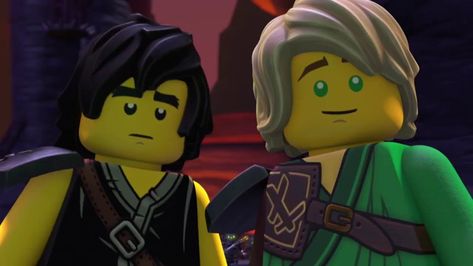 Cole And Lloyd, Lego Ninjago Nya, Lego Ninjago Lloyd, Ninjago Cole, I Ninja, Best Duos, Jack Frost, Lego Ninjago, Lego