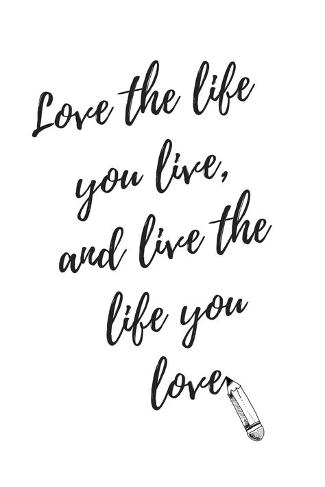 Love The Life You Live Quote, Love The Life You Live, Remember Tattoo, Live Tattoo, Small Quotes, Love Life Quotes, Feather Tattoo, Beautiful Life, Inspirational Quotes Motivation