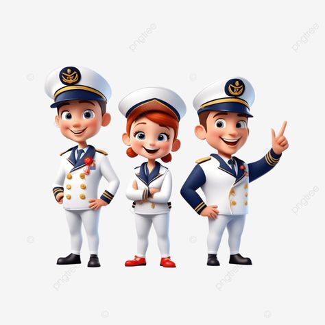 cute 3d navy captains navy captain naval png Sailor Cartoon, Classroom Window, Transparent Image, Png Transparent, Png Image, Graphic Resources, 3 D, For Free, Clip Art