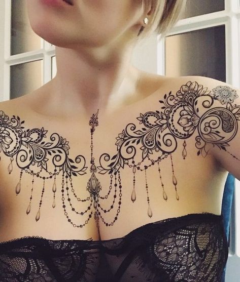 Full body sexy temporary Tattoo size 812 inches 2 pieces | Etsy Tattoos For Women On Thigh, Backpiece Tattoo, Heart Temporary Tattoos, Henna Style, Wallpaper Retro, Chest Tattoos For Women, Chest Piece Tattoos, Full Body Tattoo, Initial Tattoo