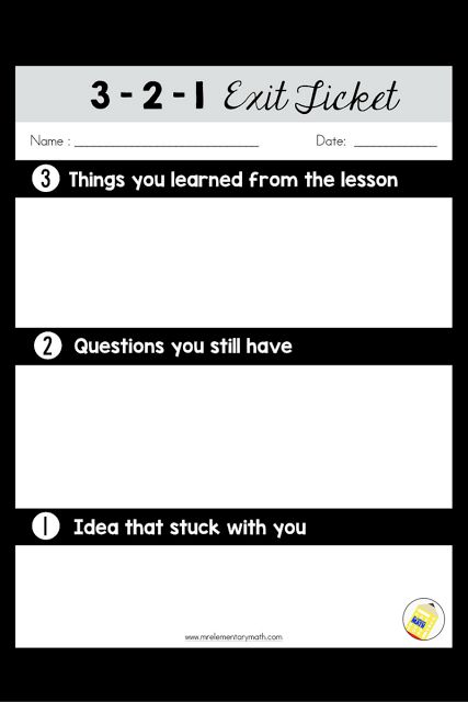 Use 3-2-1 Exit Tickets as a way to get your students to summarize and reflect on a lesson. Grab a FREE template to use in your classroom. Education Strategies, Process Journal, Block Schedule, Student Feedback, Exit Slips, Thinking Strategies, Ela Classroom, Classroom Freebies, Exit Tickets