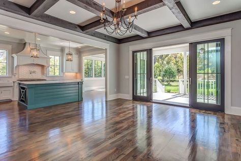 Is This the End of the Open Floor Plan? - The Decorologist Open Floor Plan Living Room, Open Floor Plan Kitchen, Open Floor Concept, Open Floor House Plans, Open Kitchen And Living Room, Color Floor, Farmhouse Living Room Furniture, Living Room And Kitchen, Room Color