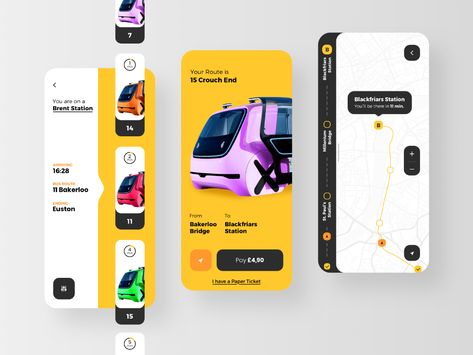 We're available for new projectshello@rondesignlab.comYou can find us here: Website👑 Exclusive content on InstagramPinterestFacebook Bus App, Ux Inspiration, Android Design, Mobile Interface, Mobile App Ui, Application Design, Vector Logo Design, App Ui Design, Mobile App Design