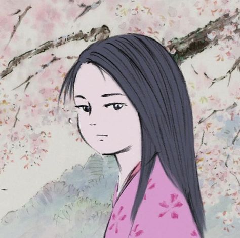 The Princess Kaguya, The Tale Of Princess Kaguya, Kaguya Hime, Ghibli Icons, Princess Kaguya, The Wind Rises, Chihiro Y Haku, Wind Rises, Ghibli Studio