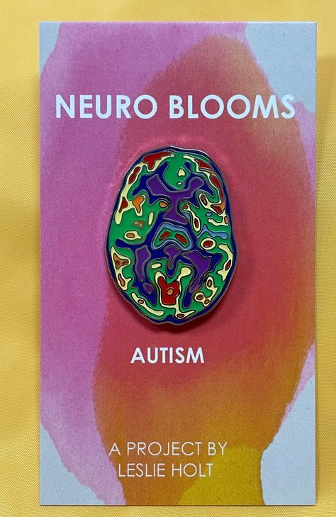 Brain Pin, Pet Scan, Brain Art, Unique Maps, Pin Enamel, Bag Pins, Community Events, Metal Pins, Pin Badges