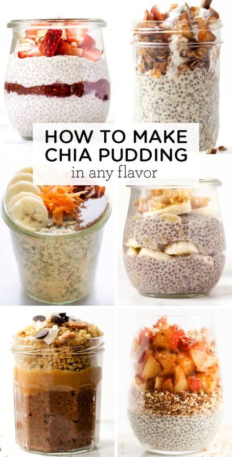 Best Chia Pudding Recipe, Recipes With Bacon, What Is Healthy Food, Healthy Foods To Make, Pudding Flavors, Healthy Food Habits, Healthy Food Menu, Simply Quinoa, French Twists