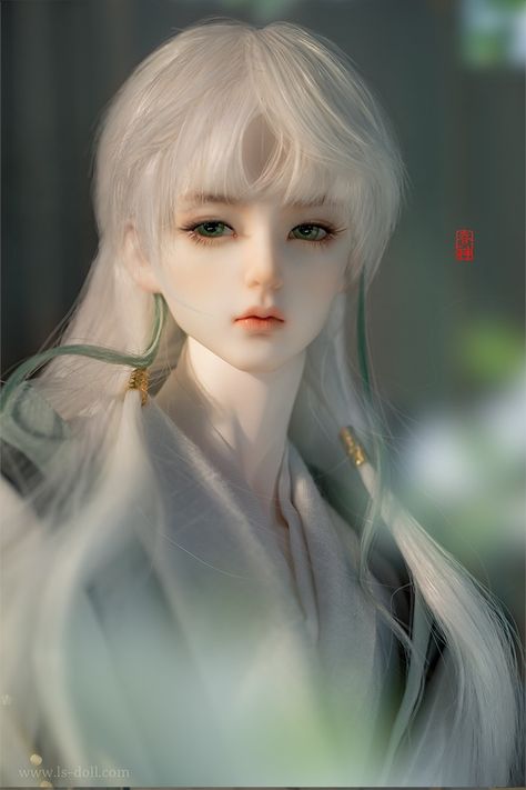 Enchanted Doll, Fantasy Doll, Realistic Dolls, Anime Dolls, Arte Fantasy, Pretty Dolls, Ball Jointed Dolls, Bjd Dolls, White Hair