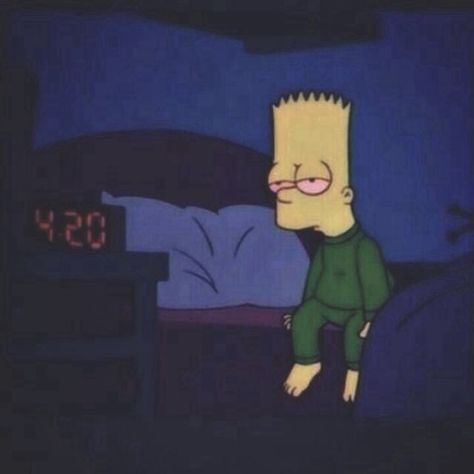 blazed The Simpson, Visual Statements, A Cartoon, The Simpsons, Insomnia, Cartoon Character, Reaction Pictures, Cartoon Wallpaper, Bart Simpson