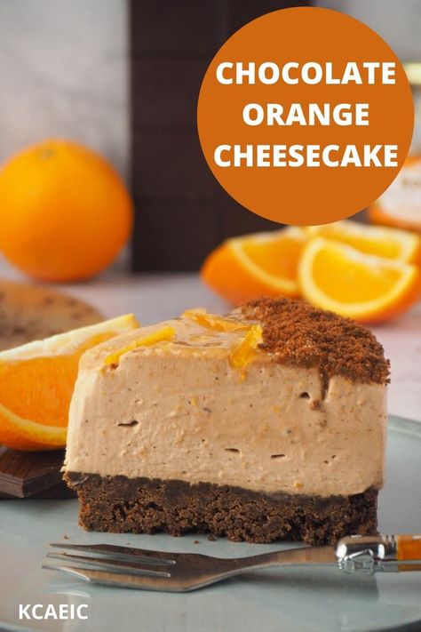 This chocolate orange cheesecake takes these two fabulous flavors and elevates them to a new level, with a buttery chocolate base and decadent chocolate orange filling. Orange Chocolate Cheesecake, Agar Recipes, Orange Filling, Chocolate Orange Cheesecake, Shot Glass Desserts, Chocolate Cheesecake Recipe, Orange Cheesecake, Apple Cakes, Chocolate And Orange