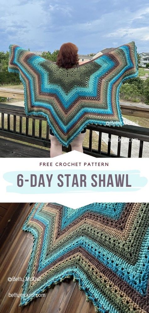 Crochet Shawl Star Shawl Crochet Pattern, Crochet Shawl Ideas, Crochet Mandala Shawl, Crochet Round Shawl Pattern Free, Shaw Crochet Pattern Free, Crochet Blanket Shawl Pattern Free, Quick And Easy Crochet Shawl Pattern Free, Free Crochet Shawl Pattern, Crochet Triangle Shawl Pattern Free