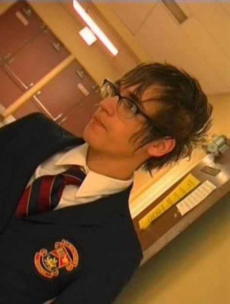 I'm not okay (I promise) prep school Mikey.. Gerard Way Tumblr, Ray Toro, I Love Mcr, Mikey Way, Black Parade, Not Okay, Prep School, Frank Iero, Gerard Way