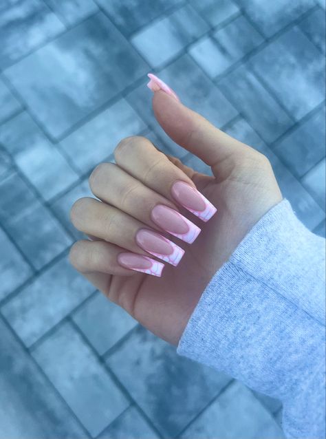 Snake Skin Nails, Tip Nails, French Tips, French Tip Nails, French Nails, Nail Tips, Snake Skin, Nail Inspo, Skin