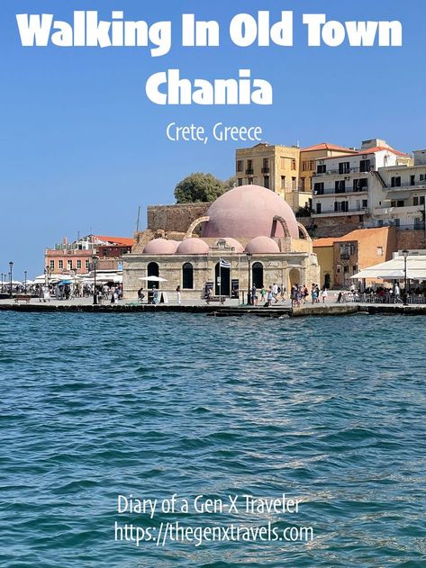 Follow us for a walk through Old Town Chania. This historic town has so much to see and is a lot of fun to visit. Old Town Chania, Chania Crete Greece Old Town, Chania Old Town, Crete Honeymoon, Greek Isles Cruise, Crete Travel, Northern Greece, Greece Cruise, Chania Greece