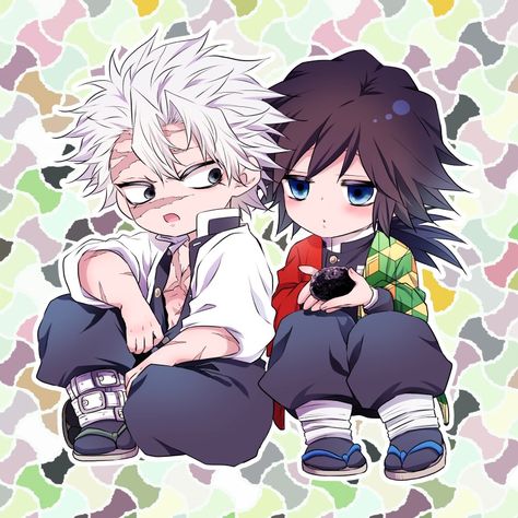 Giyu And Sanemi Matching Pfp, Cute Sanegiyuu, Ship Pose Reference, Sanegiyuu Wallpaper, Sanegiyuu Chibi, Sanegiyuu Matching Pfp, Sanegiyuu Cute, Sanemi And Giyuu, Anime Funny Moments