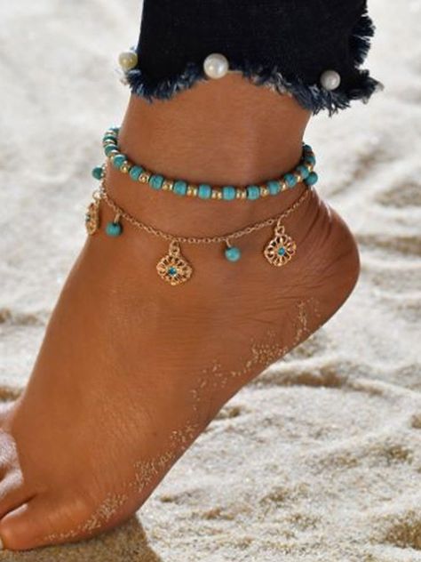 Anklets is fashionable and cheap, come to Justfashionnow to find out about the Jewelry Heart Ankle Bracelet, Turquoise Anklet, Summer Beach Jewelry, Beaded Ankle Bracelets, Leg Chain, Heart Anklet, Beaded Ankle, Summer Anklets, Ankle Jewelry