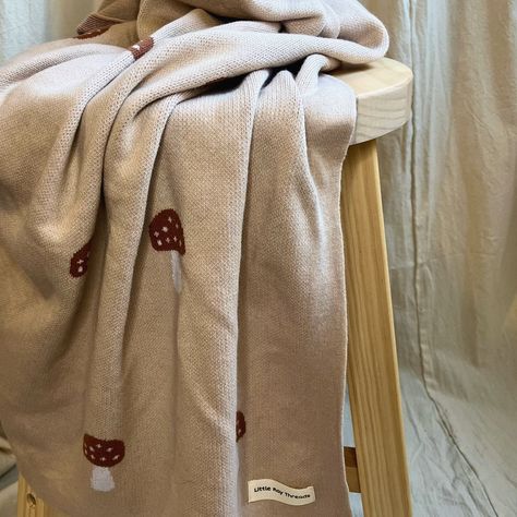 Our new Woodlands Blanket is now available! The softest 100% cotton blanket in the sweetest mushroom print 🍄 Customised with a name, last name or birthdate in your preferred colour. These make the perfect baby shower gift! #littleray #newzealand #custom #baby #nz #smallbusiness #handmade #cotton #sustainable #embroidery #wool #keepsake #gift #babyshower Sustainable Embroidery, Woodland Blanket, Mushroom Print, Perfect Baby Shower, Cotton Blanket, Perfect Baby Shower Gift, Cotton Blankets, A Name, Custom Baby