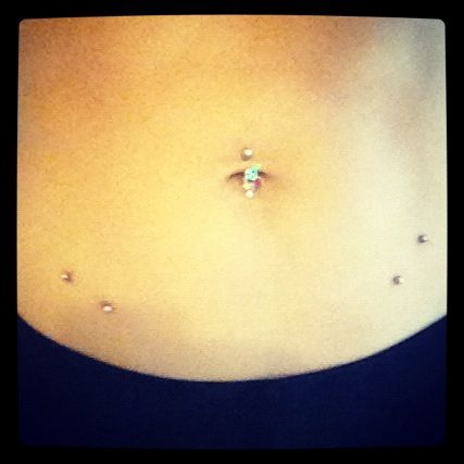 Hip bone piercing :) Bone Piercing, Hip Bone, Body Piercings, Tattoos And Piercings, Belly Button Rings, Piercings, Nose Ring, My Style, Tattoos