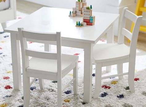 The 8 Best Toddler Table and Chairs for At-Home Activities Toddler Play Table, Table Activities For Toddlers, Toddler Table And Chairs, Toddler Table, Mermaid Room, Attic Room, Toddler Chair, Play Table, Kids Table And Chairs