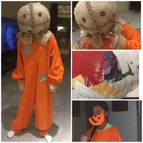 Trick R Treat Costume, 2022 Costumes, Sam Trick R Treat, Slender Man, Trick R Treat, Diy Costume, Beach Ball, Diy Costumes, Paper Mache