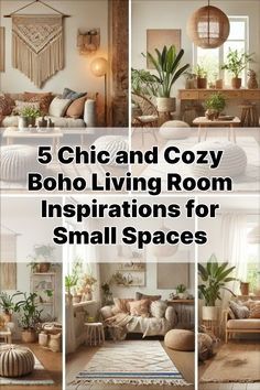 Cottage Boho Living Room, Small Boho Living Room Ideas, Boho Sitting Room, Boho Small Apartment, Boho Small Living Room, Small Living Room Ideas Apartment Cozy, Cozy Bohemian Living Room, Easy Decor Ideas, Stylish Living Room Ideas