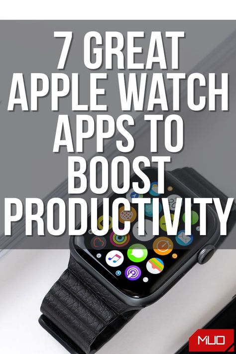 MakeUseOf — Technology, Simplified — Whether you’re an Apple Watch owner or are thinking about making the purchase, chances are that you want the Apple Watch to improve your daily workflow and routine. With the explosion of apps in the Watch App Store, your wearable productivity options have never been greater. #Apple #AppleWatch #Watch #watchOS #Smartwatch #Apps #Productivity #Apple Apple Watch Must Have Apps, Apple Watch Productivity, Watch Hacks, Computer Organization, Best Apple Watch Apps, Apple Watch Hacks, Apple Watch Features, Iphone Information, Ipad Tips