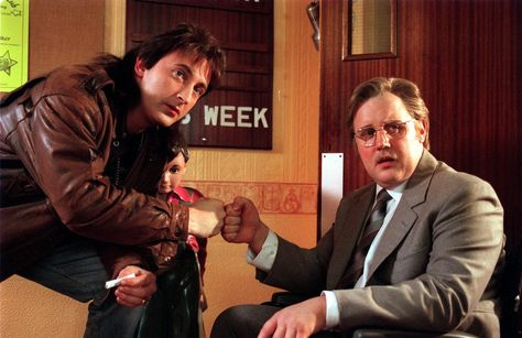 Phoenix Nights. Ray Von as in "rave on!" Phoenix Nightlife, River Phoenix Movies, Phoenix Nights, The Halloween Tree Ray Bradbury, Phoenix Lights 1997, Guy Fawkes Night, British Tv Comedies, Comedy Tv, British Tv