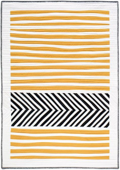 Stripes and Herringbone Free Pattern: Robert Kaufman Fabric Company Flag Quilts, Happy Quilts, Exuberant Color, Herringbone Quilt, Crochet Whale, Quilt Modernen, Modern Sewing Patterns, White Quilts, Flower Quilts