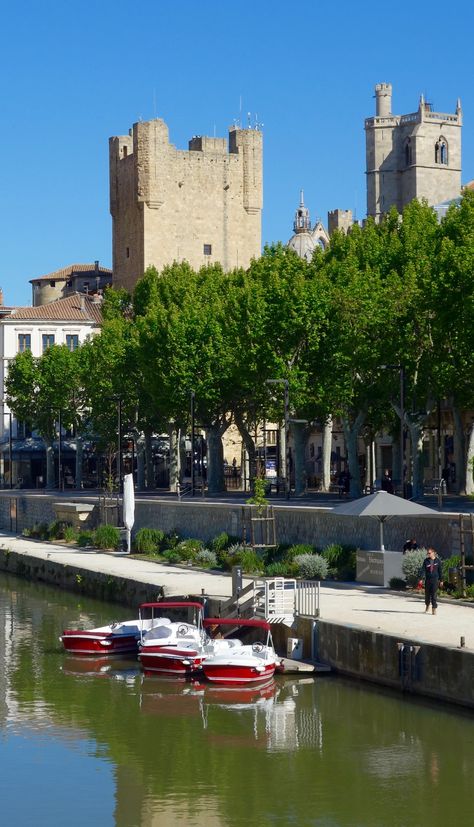 Spend one day in Narbonne, France, and you'll see Roman ruins, a scenic canal and a historic food hall. Narbonne France, Walkable City, Canal Du Midi, Regions Of France, France Love, Roman Ruins, Languedoc Roussillon, Food Hall, The South Of France