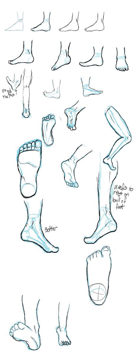 Cómo dibujar pies Más Walking Feet Illustration, Drawing Feet Front View, How To Draw Feet Front View, Walking Front View, Feet Drawing, Drawing Legs, Drawing Lesson, Draw People, Anatomy Drawing