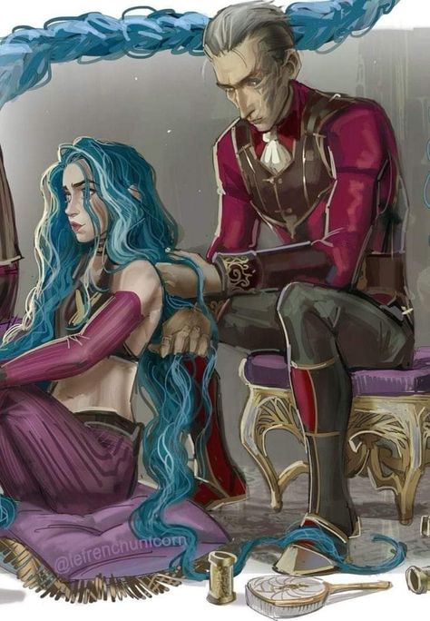 Jinx Hair Down Fanart, Viktor And Jinx Arcane Fanart, Silco Jinx Arcane Fan Art, Jinx With Hair Down, Silco Jinx Fanart, Arcane League Of Legends Fanart, Silco And Jinx Fanart, Jinx X Silco Arcane, Jinx And Vi Fan Art