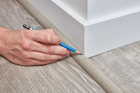 How To Install Shoe Molding, Diy Quarter Round Molding, Baseboard Shoe Molding Ideas, How To Install Quarter Round Trim, Quarter Round Trim Baseboards, Shoe Moulding, Kitchen Cabinets Trim, Base Shoe Molding, Craftsman Trim