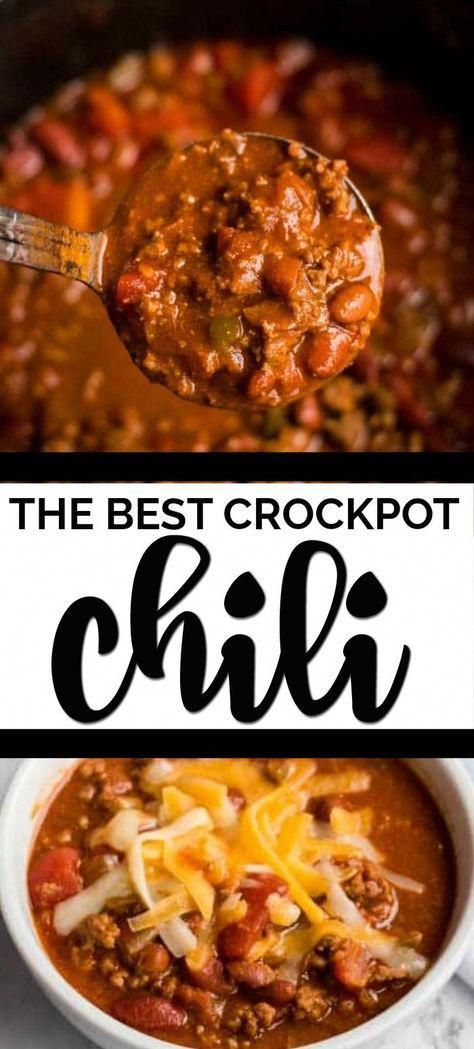 MAKE GREAT USE OF YOUR SLOW COOKER BECAUSE THIS EASY CROCKPOT CHILI RECIPE PUTS THE “CHILL” IN CHILI I remember when I was a little girl and my mother would make homemade chili from scratch.  She had an enormous pot that could make gallons of chili. Something I now replicate with my slow cooker.  I remember how wonderful the entire house would smell as the chili simmered away all day. The best part was when we all sat down to eat it.  My mother would serve #CharcuterieChoices Chili From Scratch, Easy Crockpot Chili, Crockpot Chili Recipe, Easy Chili Recipe Crockpot, Chili Recipe Crockpot, Crockpot Chili, Cook Smarts, Second Breakfast, Fridge Door