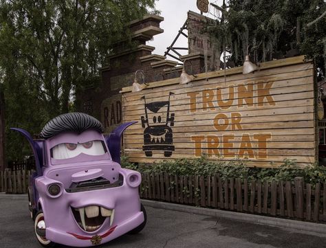 Here are 25 new things to see, do, + eat at the Disneyland Resort this Halloween Time! Cars Cartoon, Disneyland Photography, Halloween Flash, Cali Trip, Tow Mater, Adventure Car, Disney California Adventure Park, Radiator Springs, California Adventure Park