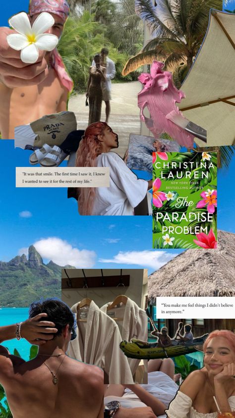 the paradise problem aesthetic Problem Aesthetic, Christina Lauren, Good Romance Books, Summer Books, The Paradise, Ya Books, Book Girl, Book Aesthetic, Romance Books