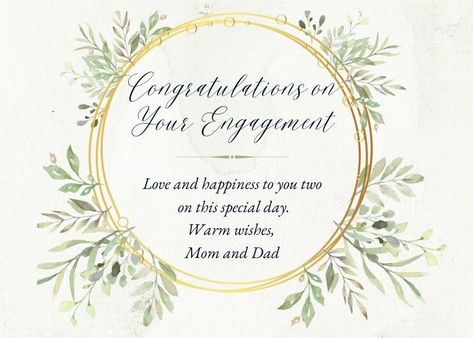 Engagement Wishes: What to Write in an Engagement Card Engagement Wishes Messages, Engagement Card Message, Engagement Wishes, Congratulations On Your Engagement, Engagement Card, What To Write, Wishes Messages, What To Say, Engagement Cards