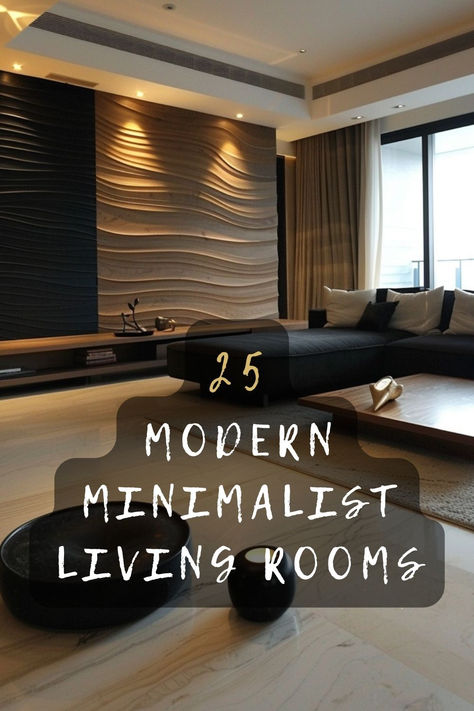 Looking to create a sleek space? Discover 25 modern minimalist living room ideas that blend simplicity with style. From clean lines to neutral palettes, find your inspiration. Click to explore! 🛋️✨ #LivingRoomDecor #MinimalistDesign #ModernLiving #HomeInspo #InteriorDesign Modern Minimalist Scandinavian Interior, Modern Clean Living Room Neutral, Lux Minimalist Living Room, Neo Modern Interior, Minimal Couches Living Room, Tv Room Minimalist, 85 Inch Tv Living Room Minimalist, Minimal Natural Light Living Room, Modern Minimalist Living Room Apartment