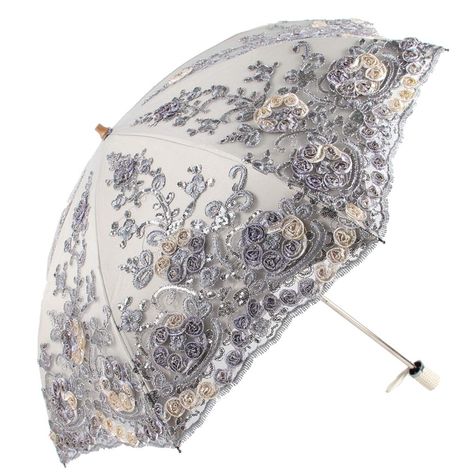 PRICES MAY VARY. SPF: UPF 50+; Can be used in rain and sunny day Open Diameter: 33.86inches; Folded Length: 13.39inches Double layer sun protection lace umbrella Handmade applique, embroidery and sequins Great for wedding, bridal shower decor, bridesmaid gifts, photography, parties, theatrical performances, decoration or other special occasions 8 ribs made from strong fiber for extra support, each rib consists of 3-section aluminium for flexibility and strength. Our high quality construction mak Embroidery Umbrella, Gothic Umbrella, Fancy Umbrella, Bridal Umbrella, Parasol Wedding, Lace Umbrella, Sun Parasol, Lace Parasol, Screen Outdoor